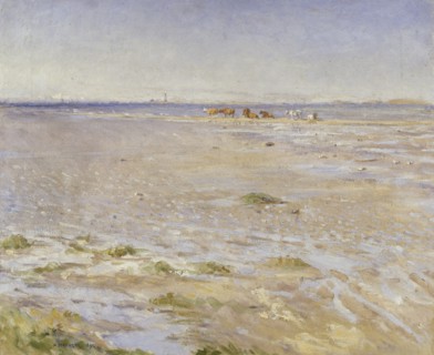 Coastal Scene. Motif from Varberg, 1892. Creator: Nils Kreuger.