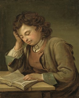 A Boy Reading, 1758. Creator: Per Krafft the Elder.