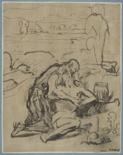 The Good Samaritan, c1638. Creator: Rembrandt Harmensz van Rijn.