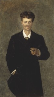 August Strindberg, 1849-1912, 1885. Creator: Sofie Holten.