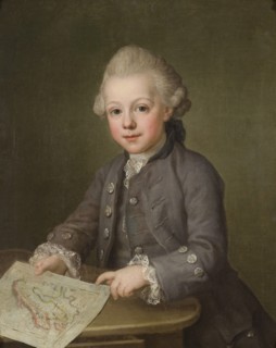 Boy with Map of Scandinavia, 1771. Creator: Ulrika Fredrika Pasch.