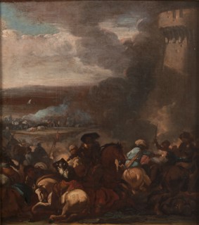 Battle Scene, 17th century. Creator: Unknown.
