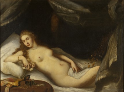 Danaë and the Shower of Gold, c16th century. Creator: Anon.