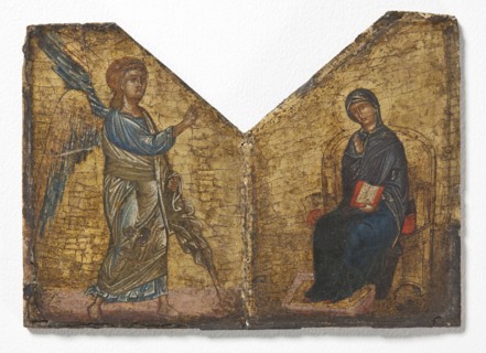Diptych with the Annunciation, c13th century. Creator: Anon.