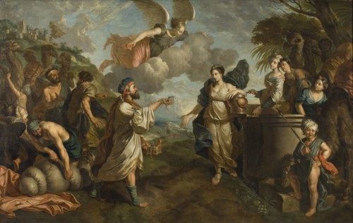 Eliezer and Rebekah, c1600. Creator: Unknown.