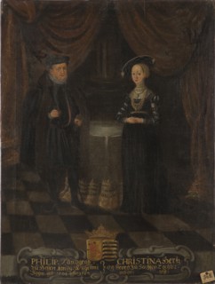Philip, 1504-1567, Landgrave of Hesse-Kassel. Christina, 1505-1549, c16th century. Creator: Anon.