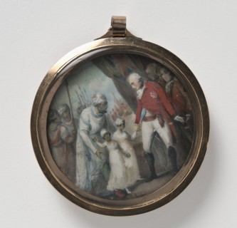 Lord Charles Cornwallis (1738-1805) receiving Tipu Sahib's Sons, c1792. Creators: Anon, Henry Singleton.