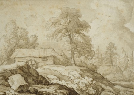 Nordic landscape with waterfall. Creator: Allart van Everdingen.