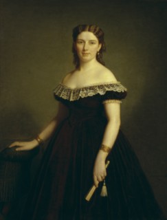 Jane Cederlund, 1869. Creator: Amalia Lindegren.