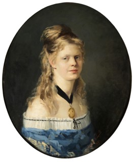 Mina Carlson-Bredberg, the Painter, 1876. Creator: Amanda Carolina Vilhelmina Sidwall.
