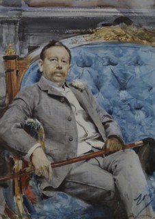 Jean Burnay, 1884. Creator: Anders Leonard Zorn.