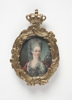 Juliana Maria of Brunswick-Wolfenbüttel (1729-1796), c18th century. Creator: Andreas Thornborg.