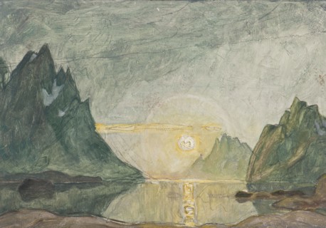 Midnight Sun. Study from North Norway. Creator: Anna Katarina Boberg.