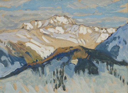 Mountains. Study from Switzerland. Creator: Anna Katarina Boberg.