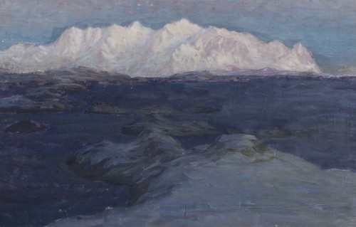 Night over Store Molla. Study from Lofoten. Creator: Anna Katarina Boberg.