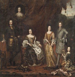 Karl XI King of Sweden with family, 1697. Creator: David Klocker Ehrenstrahl.