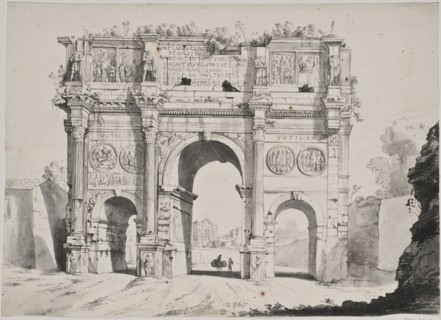 Arch of Constantine in Rome. Creator: Anon.