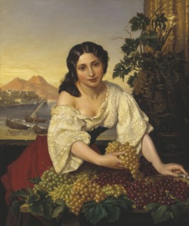 Italian Fruit Seller, 1865. Creator: Carl Gustaf Plagemann.