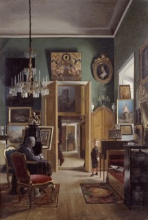 Interior of the Painter's Home in Stockholm, 1867. Creator: Karl Stefan Bennet.