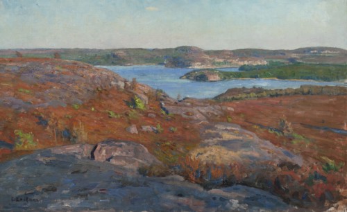 Landscape. Fjärås, Halland. Creator: Elias Erdtman.
