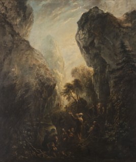 John the Baptist Preaching, probably 1768. Creator: Elias Martin.