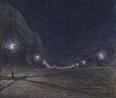 Hornsgatan by Night, 1902. Creator: Eugène Jansson.