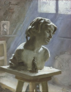 Interior of a Studio in Paris, 1886. Creator: Eva Fredrika Bonnier.
