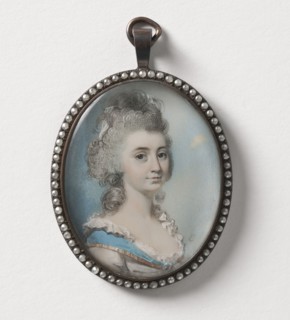 Unknown lady, late 18th-early 19th century. Creator: George Engleheart.
