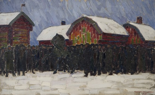 Horse-Sale, 1916. Creator: Gunnar August Hallström.