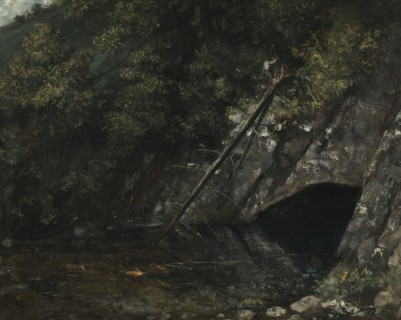 Landscape from La Source Bleue, 1872. Creator: Gustave Courbet.