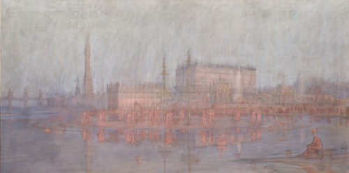 Midsummer Celebration in the Metal City, 1898. Creator: Johan Axel Gustav Acke.