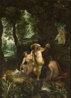 Landscape with Diana and Acteon. Creator: Jan Brueghel the Elder.
