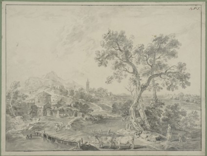 Italian landscape. Creator: Unknown.