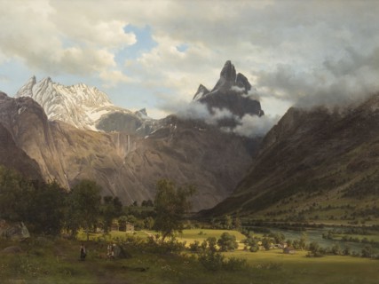 Landscape from Romsdalen, 1858. Creator: J. F. Eckersberg.