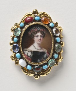 Josefina, 1807-1876, Princess of Leuchtenberg, Queen of Sweden and Norway, mid-19th century. Creator: Johan Way.