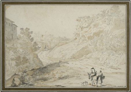 Italian landscape. Creator: Johannes Lingelbach.