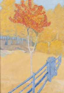 Autumn landscape, 1906. Creator: John Sten.