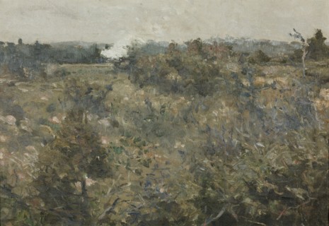 Landscape från Grez-sur-Loing. Study for NM 6809. Creator: Karl Nordström.