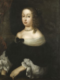 Hedvig Eleonora, 1636-1715, Queen of Sweden, Princess of Holstein-Gottorp, mid-17th century. Creator: Nicolas Vallari.