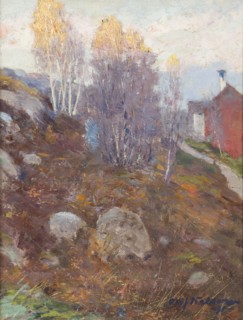 Landscape, 1891. Creator: Olof Sager-Nelson.