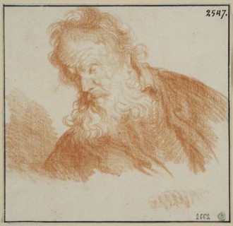 Head of an old man. Creator: Rembrandt Harmensz van Rijn.