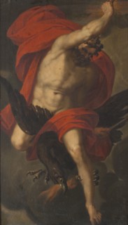 Jove with an Eagle and Lightning, 17th century. Creator: Unknown.