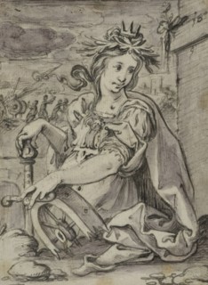 Catherine of Alexandria, unknown date. Creator: Anon.