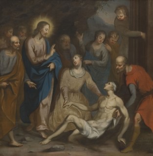 Resurrection of Lazarus, unknown date. Creator: Anon.