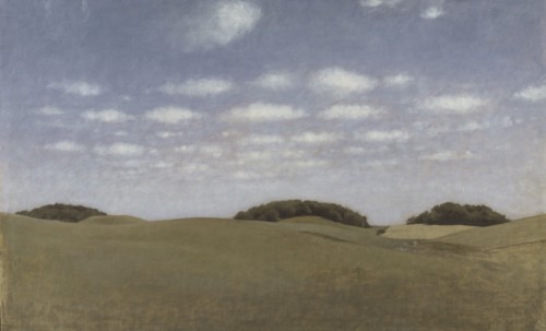 Landscape, From Lejre, 1905. Creator: Vilhelm Hammershoi.