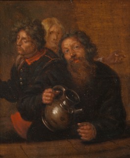 The Well-Master at Medevi and His Sons, 1850. Creator: Unknown.