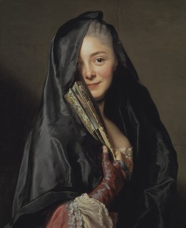 The Lady with the Veil (the Artist's Wife), 1768. Creator: Alexander Roslin.