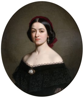 Unknown woman, 1859. Creator: Amalia Lindegren.