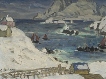 Running before the Storm. Study from North Norway. Creator: Anna Katarina Boberg.