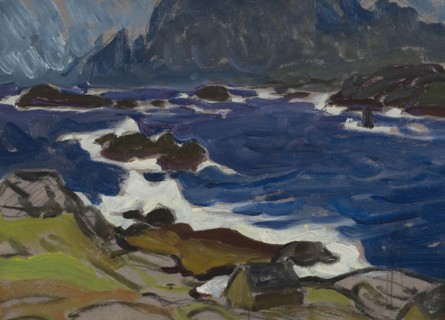 Study during a Storm. From Lofoten, 1930. Creator: Anna Katarina Boberg.